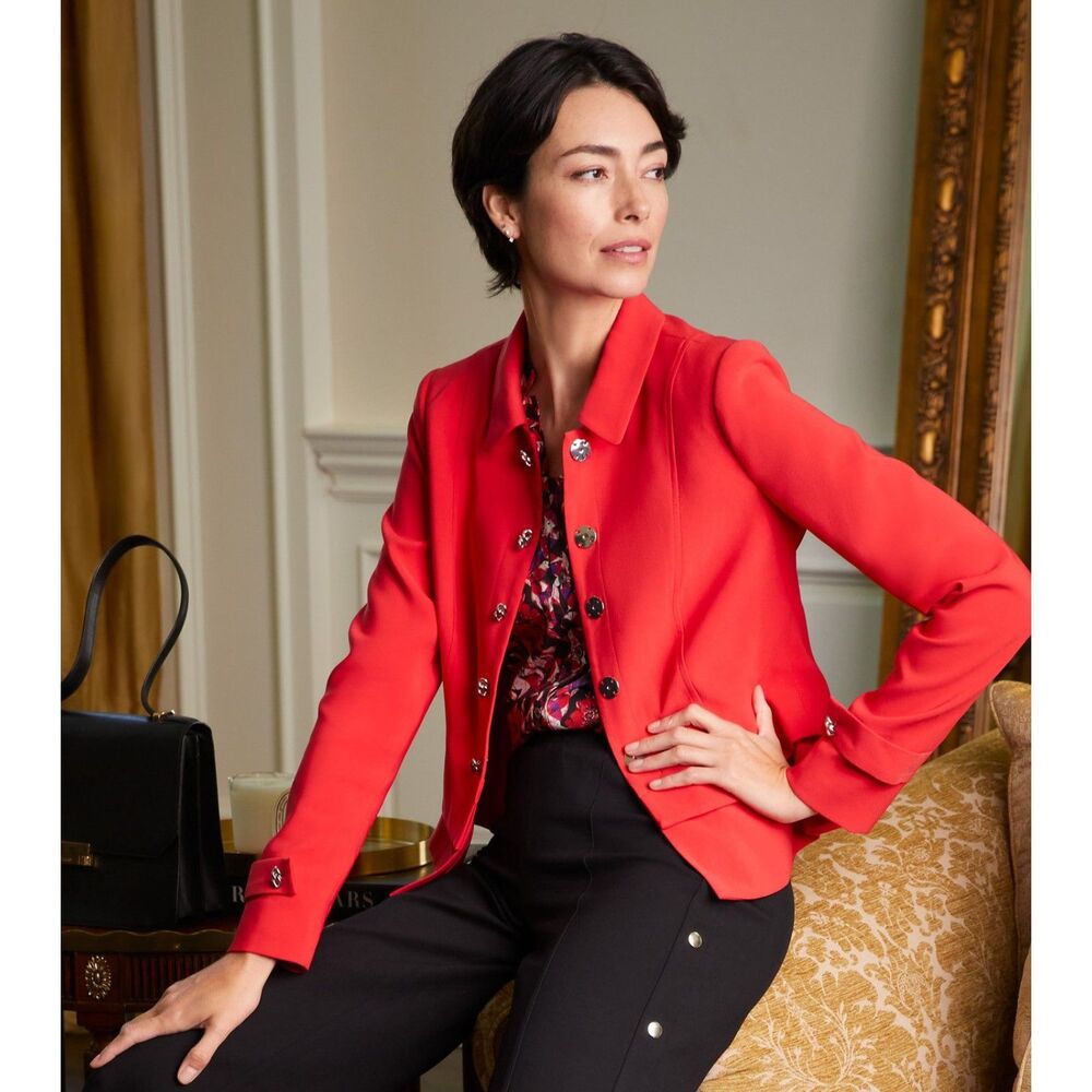 CARLISLE — Scarlatto Structured Jacket — Size 2 — NWT